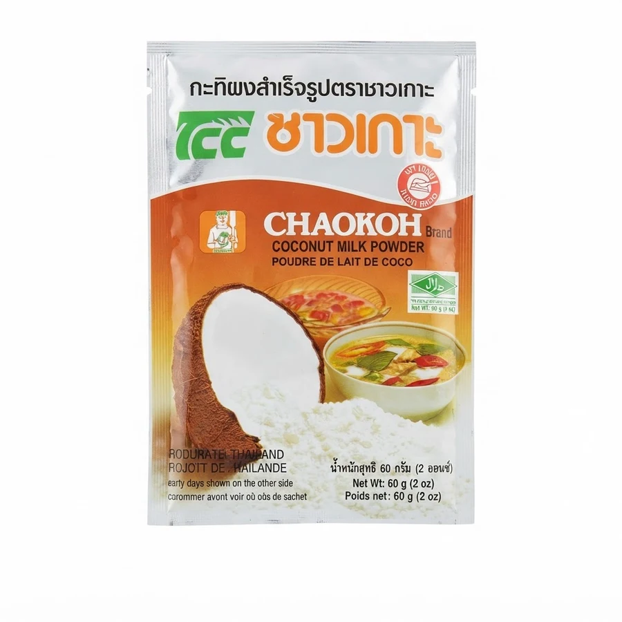 กะทิผงสำเร็จรูป (ตราชาวเกาะ) (60 กรัม)